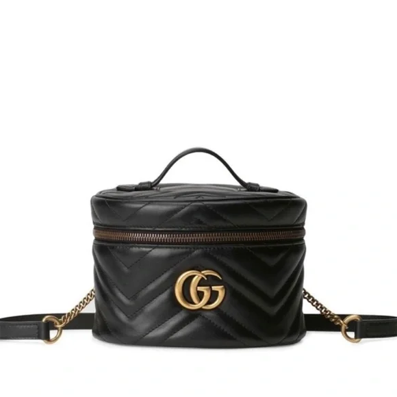 🖤💛 Gucci GG Marmont Matelasse Mini Backpack💛🖤 - Picture 12 of 15